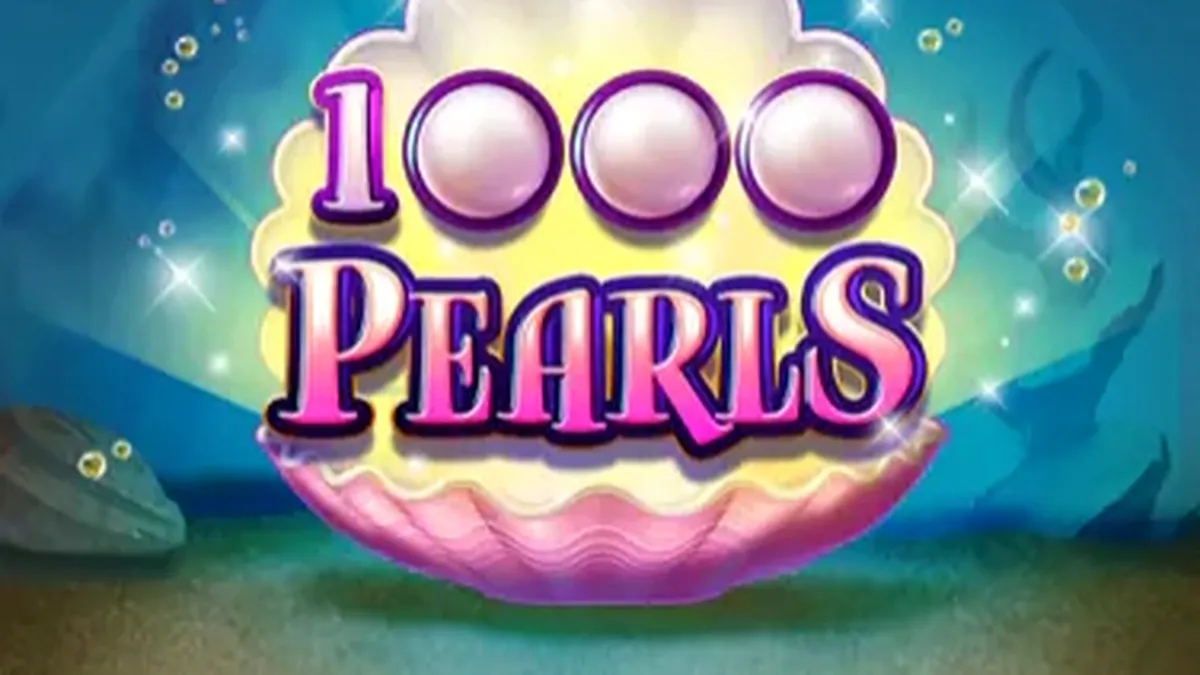 Interface do jogo de slot 1000 Pearls com tema subaquático